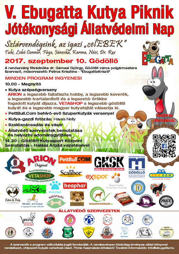 09. 10. V Ebugatta Kutya Piknik Jótékonysági Állatvédelmi Nap